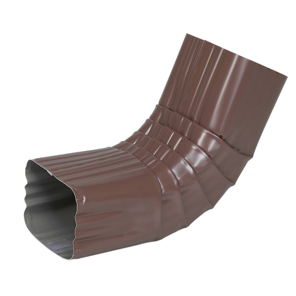 Amerimax Home Products Amerimax 3 in. H X 4 in. W X 11.5 in. L Brown Aluminum A Gutter Elbow 4526419 - main